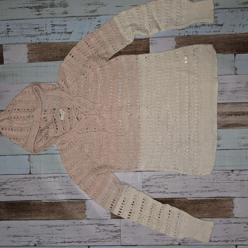 Maurices Cozy Cream and Tan Turtleneck Sweater